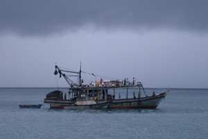 Malaysian fishing boat